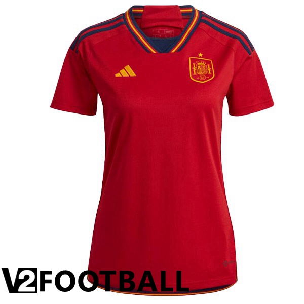 Spain Womens Home Shirts Red 2023/2023