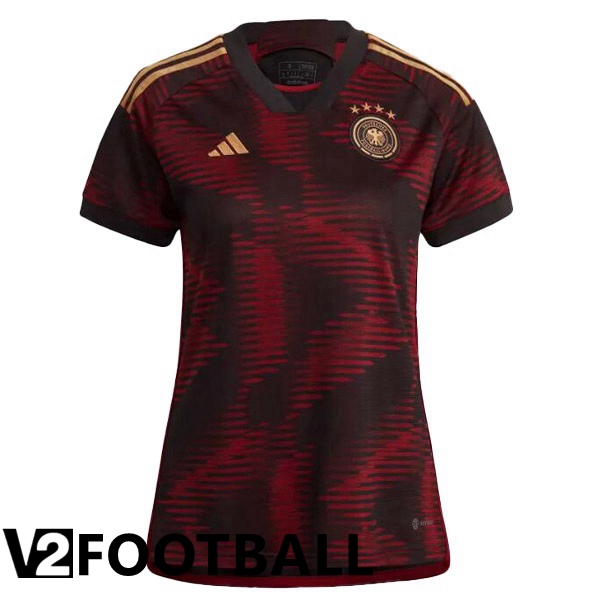 Germany Womens Away Shirts Black 2023/2023