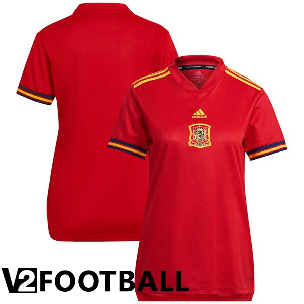 Spain Womens Home Shirts Red Euro 2022