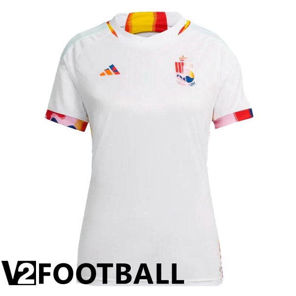 Belgium Womens Away Shirts White 2023/2023