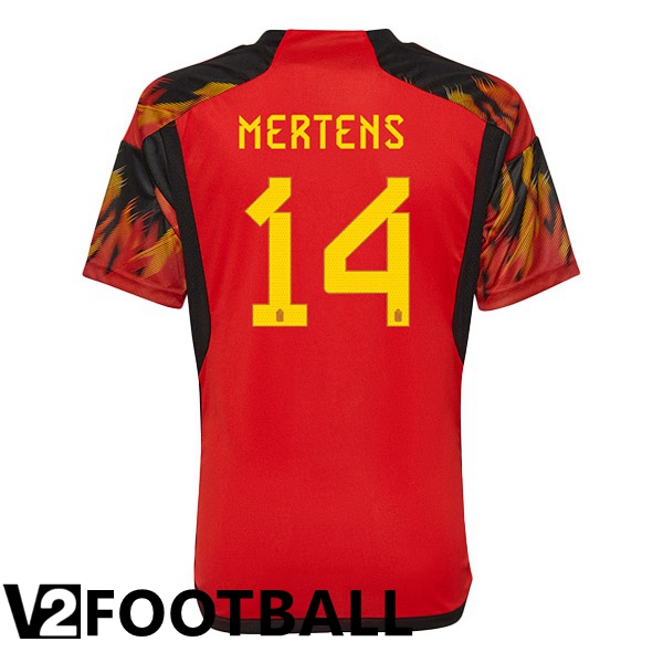 Belgium (MERTENS 14) Home Shirts Red World Cup 2022