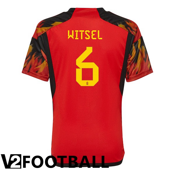 Belgium (WITSEL 6) Home Shirts Red World Cup 2022