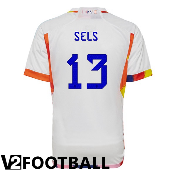 Belgium (SELS 13) Away Shirts White World Cup 2022