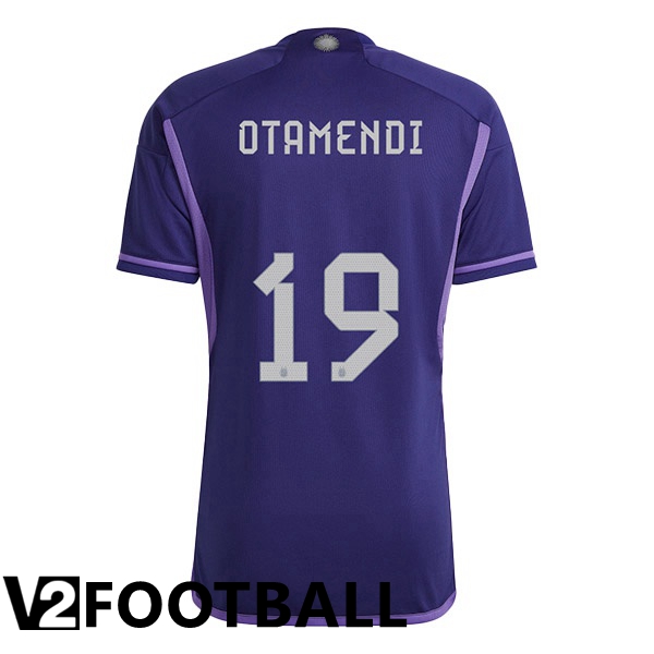 Argentina (OTAMENDI 19) Away Shirts Purple World Cup 2022