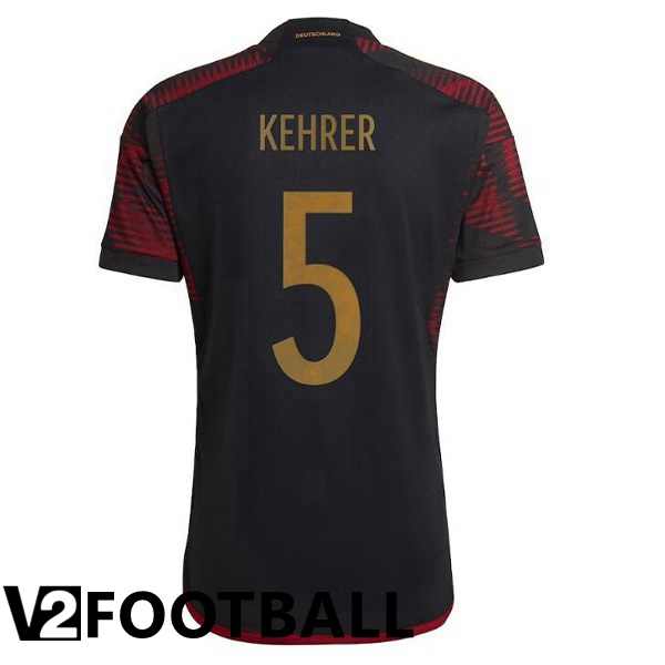 Germany (KEHRER 5) Away Shirts Black World Cup 2022