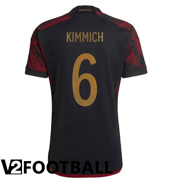 Germany (KIMMICH 6) Away Shirts Black World Cup 2022