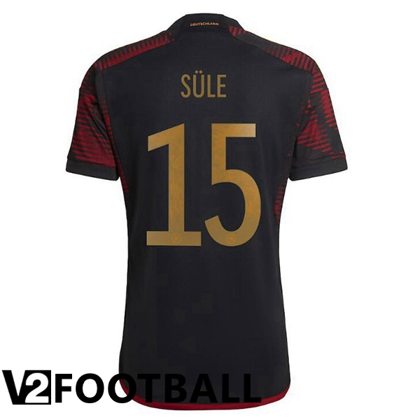 Germany (SULE 15) Away Shirts Black World Cup 2022