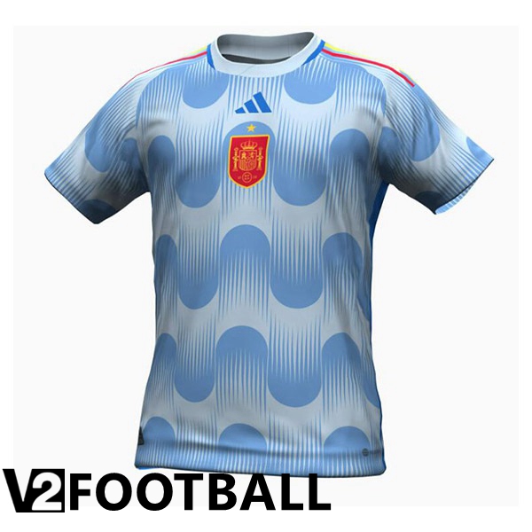 Spain Away Shirts Blue White Version Leak 2023/2023