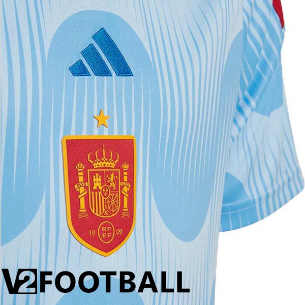 Spain Away Shirts Blue White 2023/2023