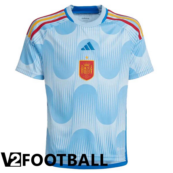 Spain Away Shirts Blue White 2023/2023