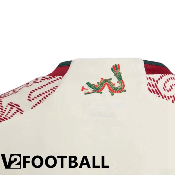 Mexico Away Shirts White Red 2023/2023