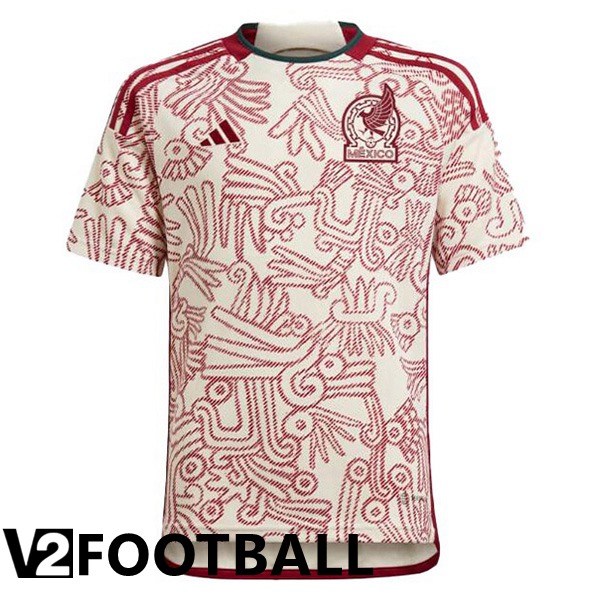Mexico Away Shirts White Red 2023/2023