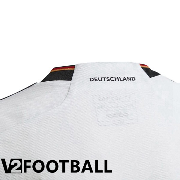 Germany Home Shirts Black White 2023/2023