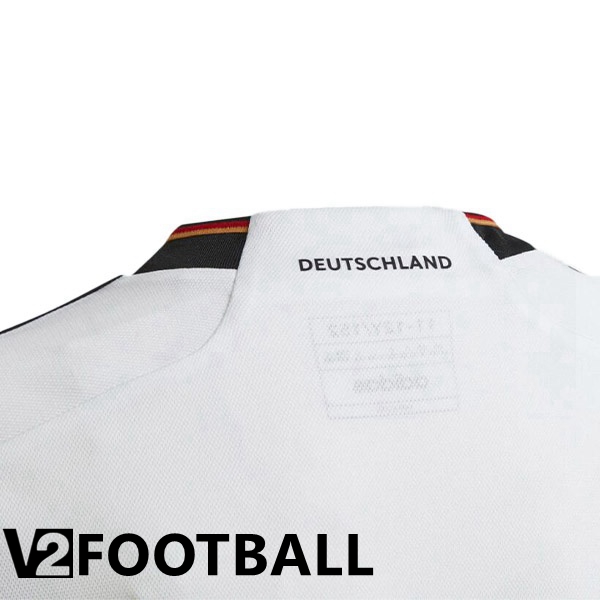 Germany Home Shirts Black White 2023/2023