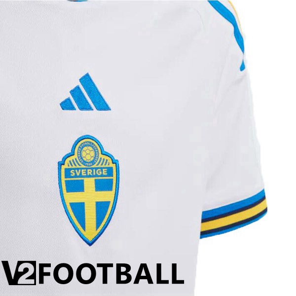 Sweden Away Shirts White 2023/2023