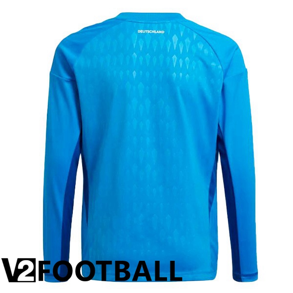 Germany Shirts Goalkeeper Long Sleeve Blue 2023/2023