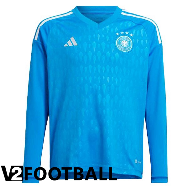 Germany Shirts Goalkeeper Long Sleeve Blue 2023/2023