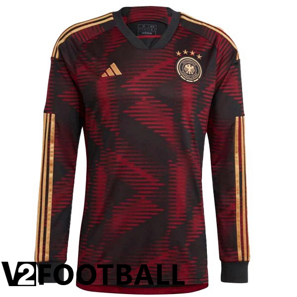 Germany Away Shirts Long Sleeve Black 2023/2023