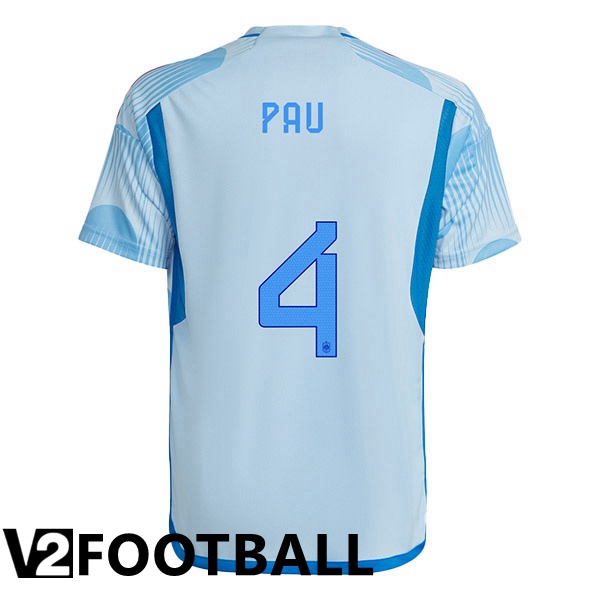 Spain (PAU 4) Away Shirts Blue White 2023/2023