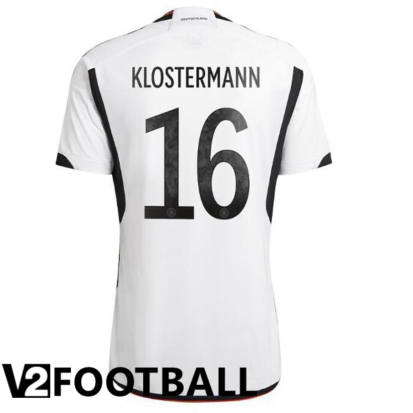 Germany (KLOSTERMANN 16) Home Shirts Black White 2023/2023