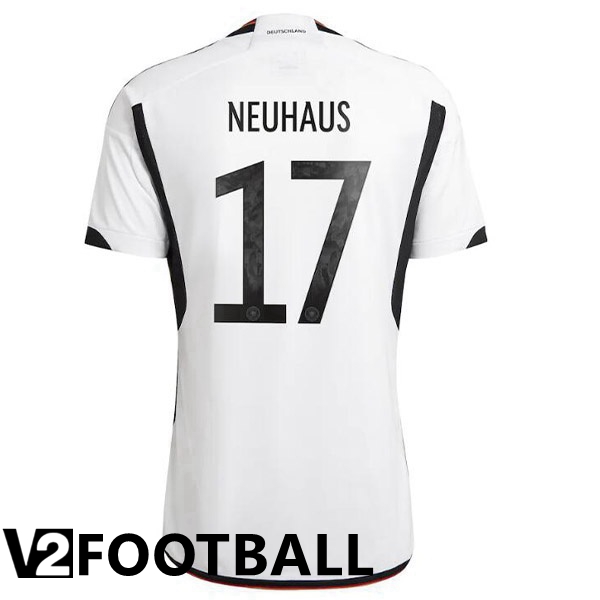 Germany (NEUHAUS 17) Home Shirts Black White 2023/2023