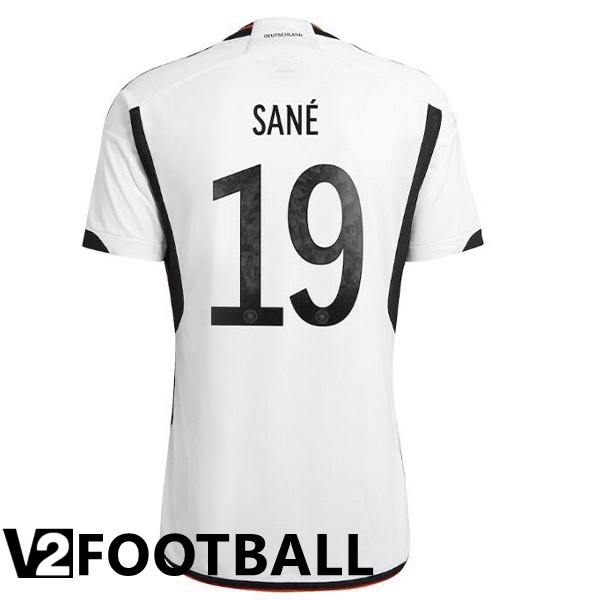 Germany (SAN脡 19) Home Shirts Black White 2023/2023