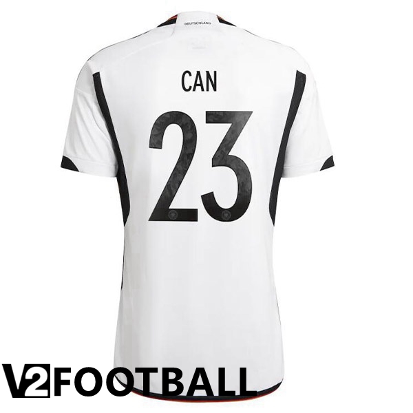Germany (CAN 23) Home Shirts Black White 2023/2023