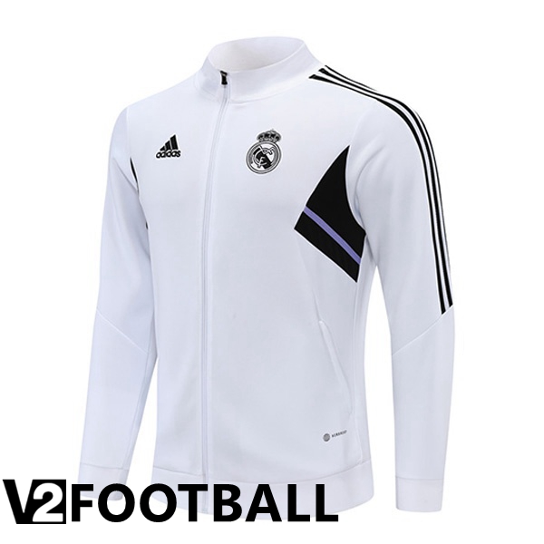 Real Madrid Training Jacket White 2022/2023