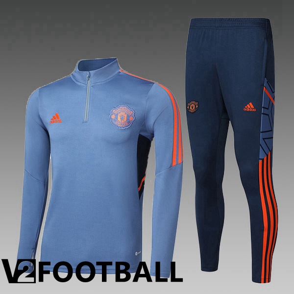 Manchester United Kids Training Tracksuit Grey 2022/2023