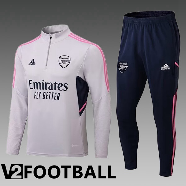 Arsenal Kids Training Jacket Suit White 2022/2023