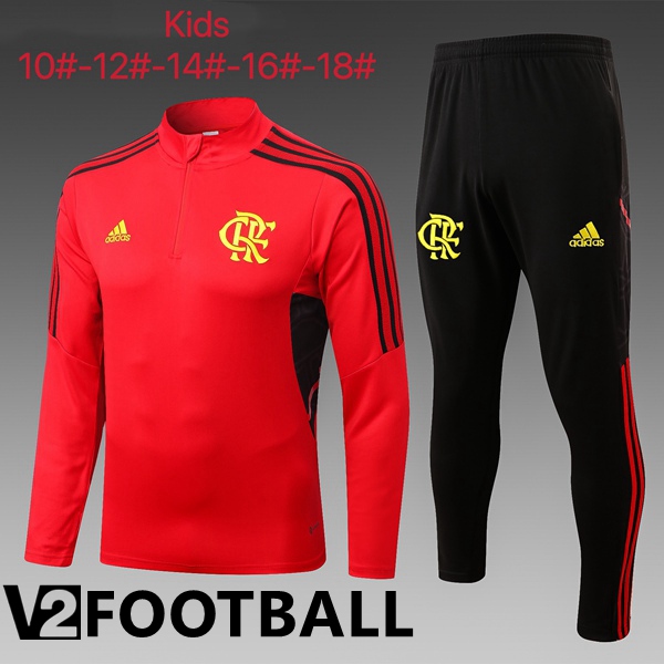 Flamengo Kids Training Jacket Suit Red 2022/2023