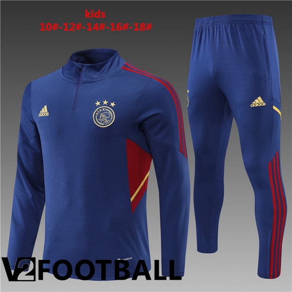 AFC Ajax Kids Training Tracksuit Royal Blue 2022/2023