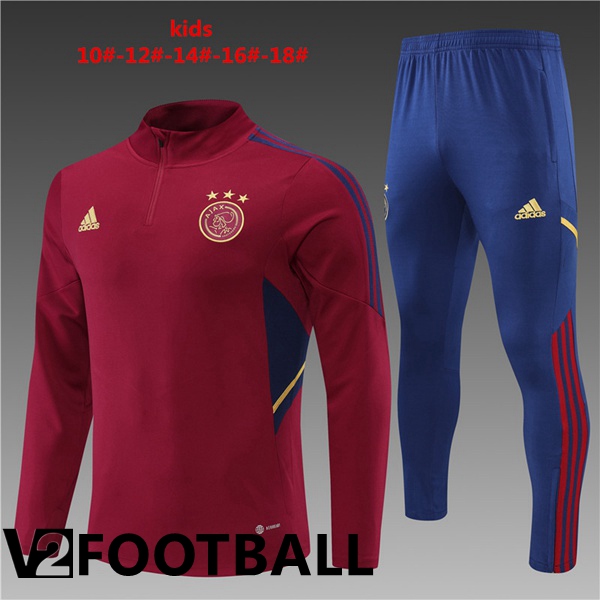 AFC Ajax Kids Training Tracksuit Red 2022/2023