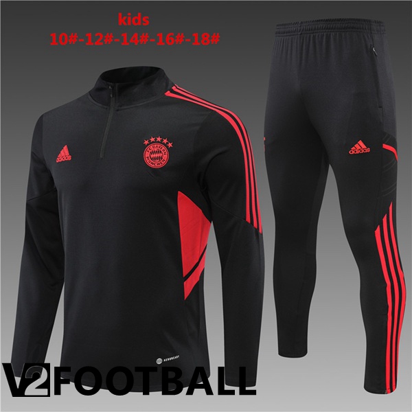 Bayern Munich Kids Training Jacket Suit Black 2022/2023