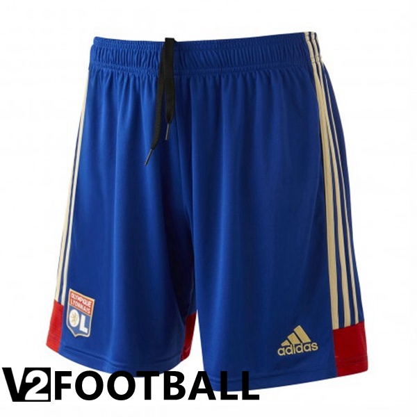 Olympique Lyon Soccer Shorts Home White 2022/2023