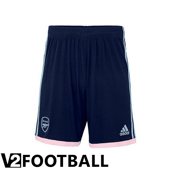 Arsenal Soccer Shorts Third Pink Blue 2022/2023