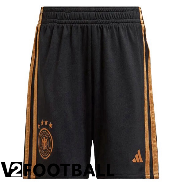 Germany Soccer Shorts Away Black 2022/2023