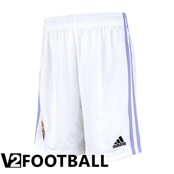 Real Madrid Soccer Shorts Home White 2022/2023