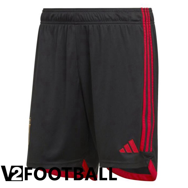 Belgium Soccer Shorts Home Black 2022/2023