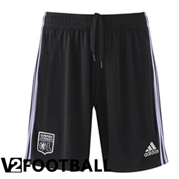 Olympique Lyon Soccer Shorts Third Black 2022/2023