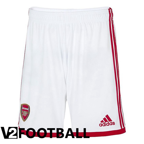 Arsenal Soccer Shorts Home Red White 2022/2023