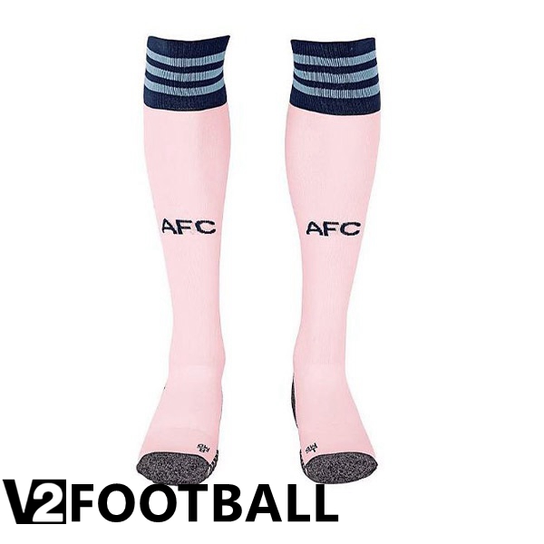 Arsenal Soccer Socks Third Pink 2022/2023