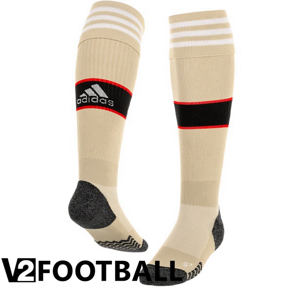 AFC Ajax Soccer Socks Third Brown 2022/2023