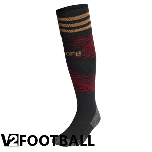 Germany Soccer Socks Away Black 2022/2023