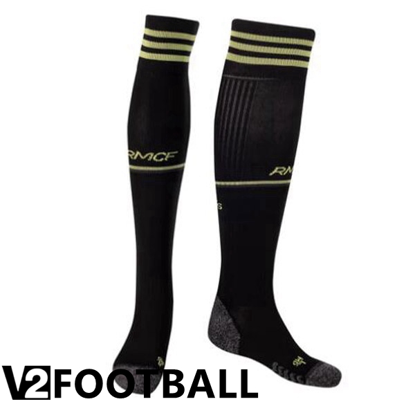 Real Madrid Soccer Socks Third Black 2022/2023