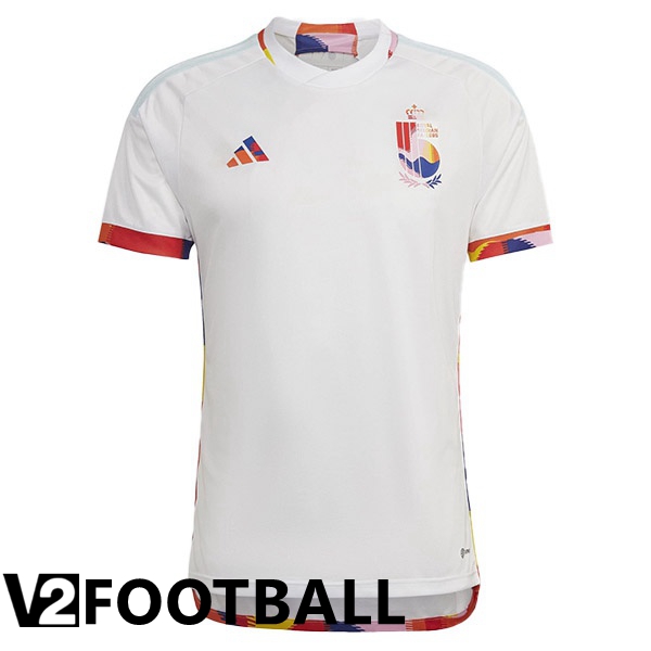 Belgium Away Shirts White World Cup 2022