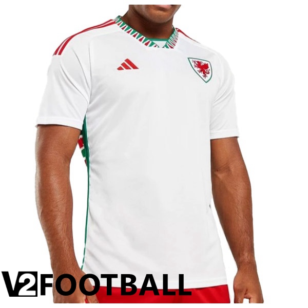 Galles Away Shirts White World Cup 2022