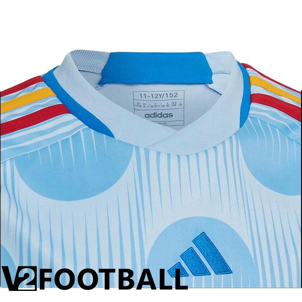 Spain Away Shirts Blue White World Cup 2022