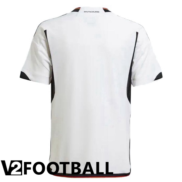 Germany Home Shirts Black White World Cup 2022