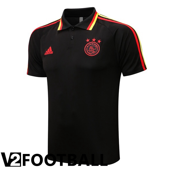 AFC Ajax Polo Shirts Black 2022/2023